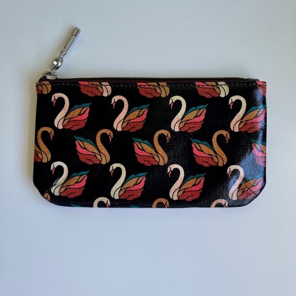Vintage Fossil Swan Zippered Wallet - Picture 1 of 4